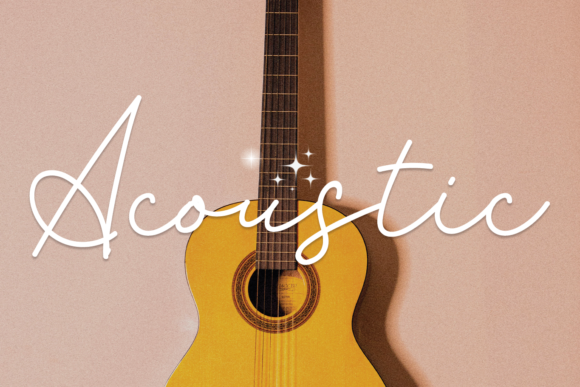 Acoustic Font: Elegant Script for Business