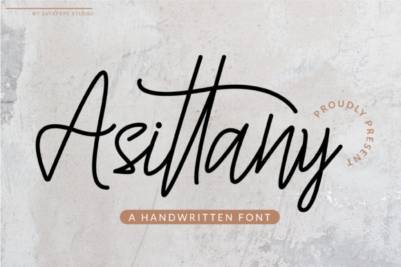 Asittany: A Script Font for Real Design Work