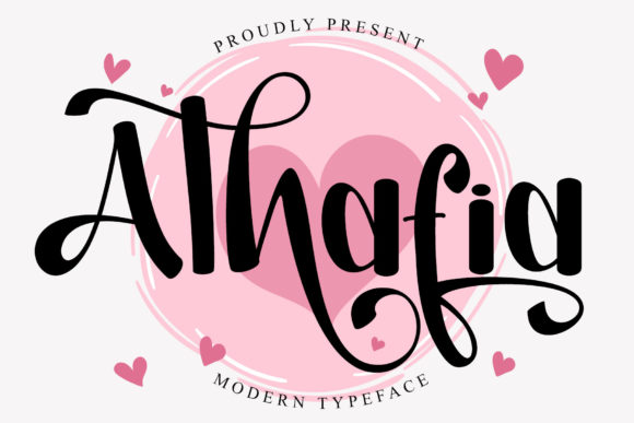 Athafia: A Stylish Font for Creative Campaigns