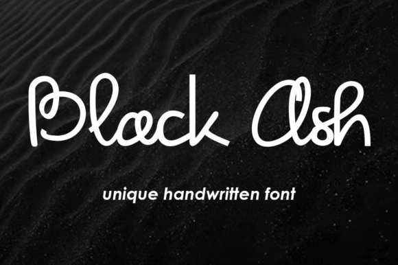 Black Ash: A Stylish Script Font