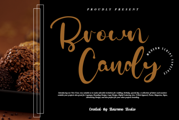 Brown Candy Font for Creative Makers