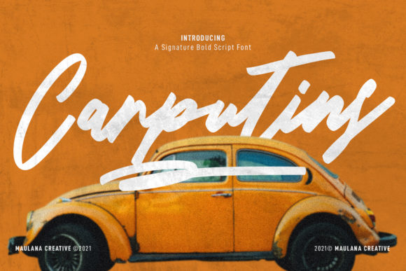 Carputins Signature: A Font for Creative Impact