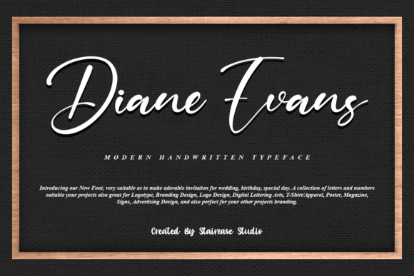 Diane Evans Font Review