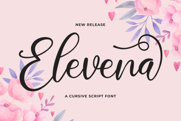Elevena: A Flowing Script for Web Design