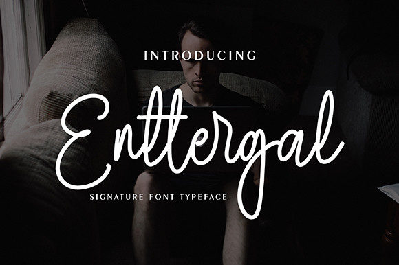 Enttergal: A Delicate Script Font
