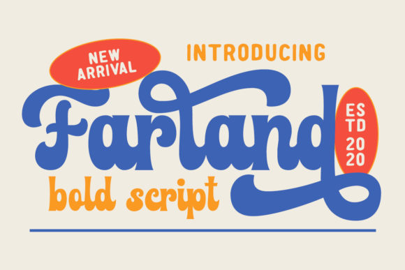 Farland: A Bold Handwritten Font