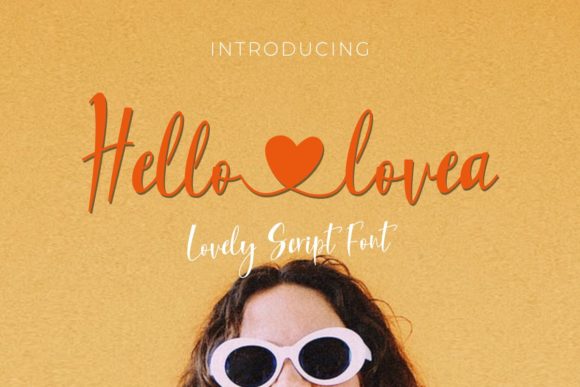 Hello Lovea: A Flowing Script for Elegant Design