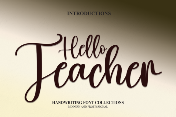 Hello Teacher Font Review