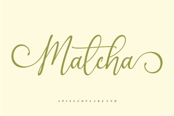 Matcha: A Script Font for Web Design