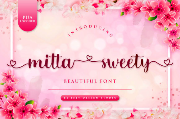 Mitta Sweety: A Script Font for Web Design