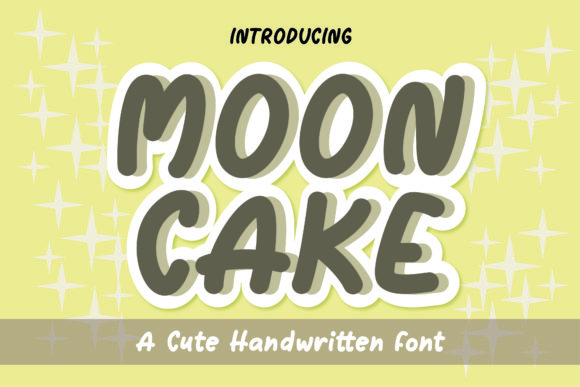 Moon Cake Font for Creative Campaigns