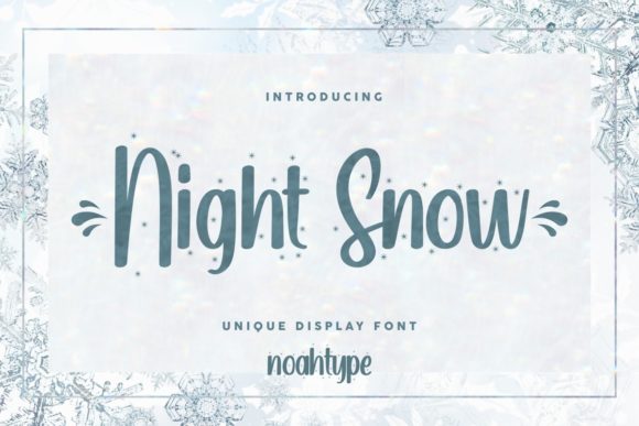 Night Snow Font Review