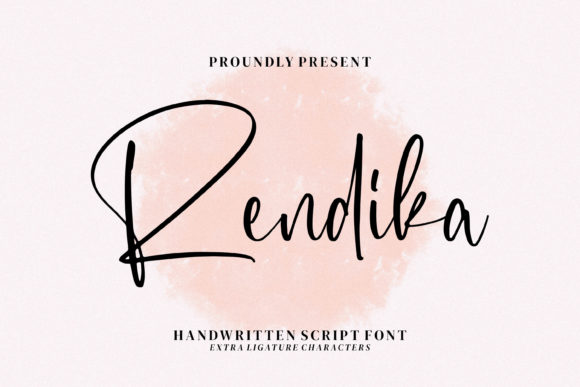 Rendika: A Handwritten Font for Creative Makers