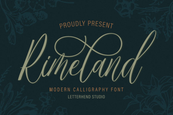Rimeland: A Luxurious Script Font