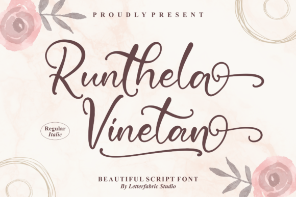 Runthela Vinetan Font for Elegant Design