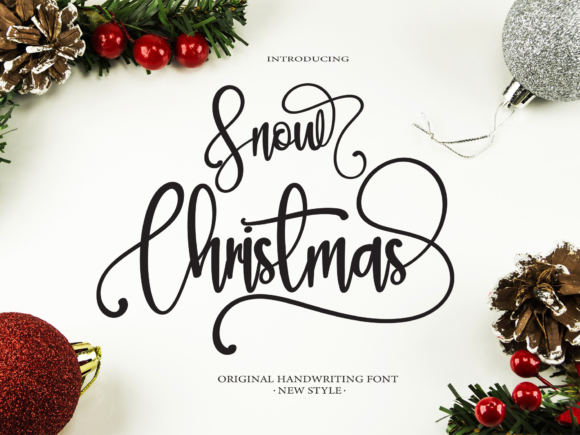 Snow Christmas Font Review
