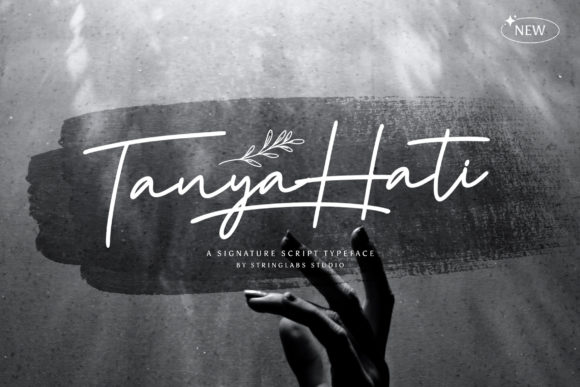 Tanya Hati: A Delicate Script Font