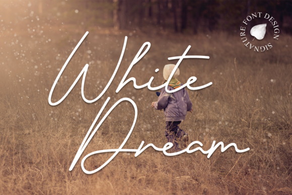 White Dream Font for Business