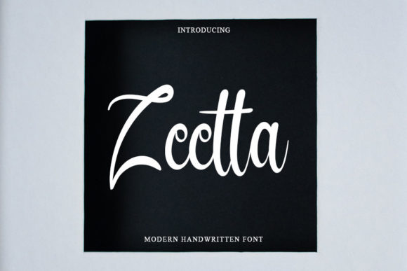 Zeetta: A Handwritten Font for Creative Campaigns